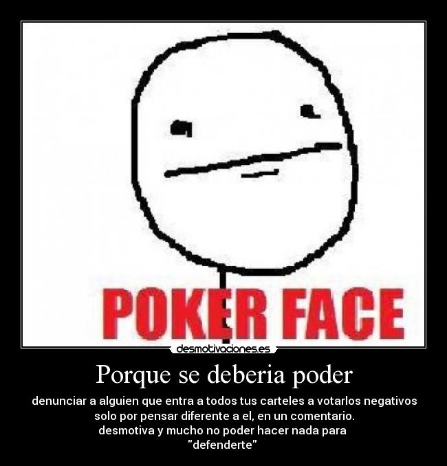 Porque se deberia poder -