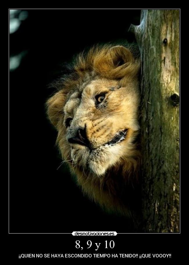 8, 9 y 10 -