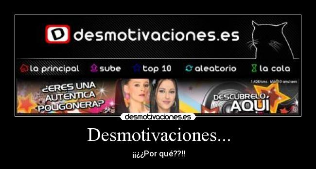 Desmotivaciones... -