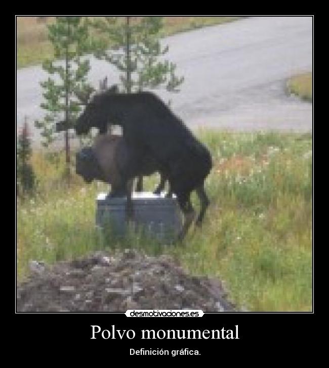 Polvo monumental - Definición gráfica.