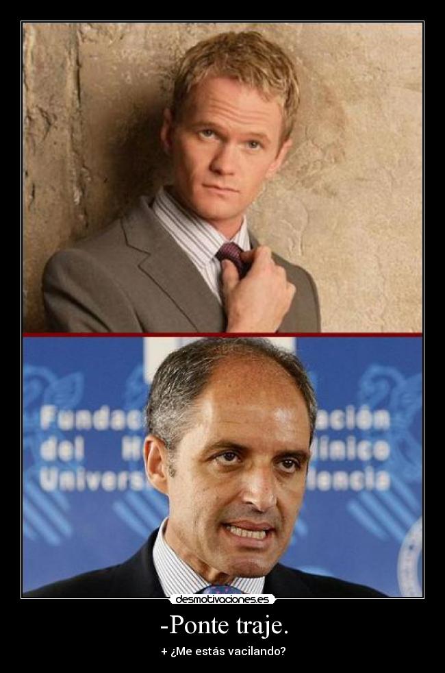 -Ponte traje. - 