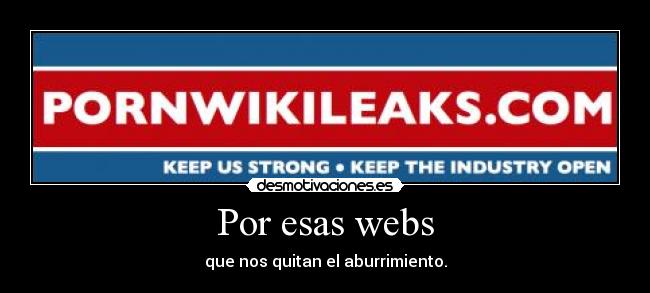 Por esas webs - que nos quitan el aburrimiento.