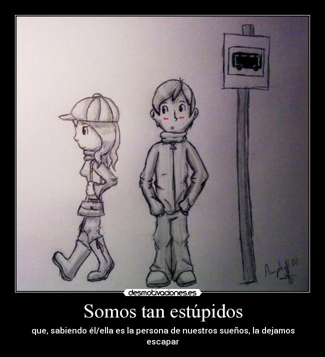 carteles estupidez humana amor dejar escapar desmotivaciones