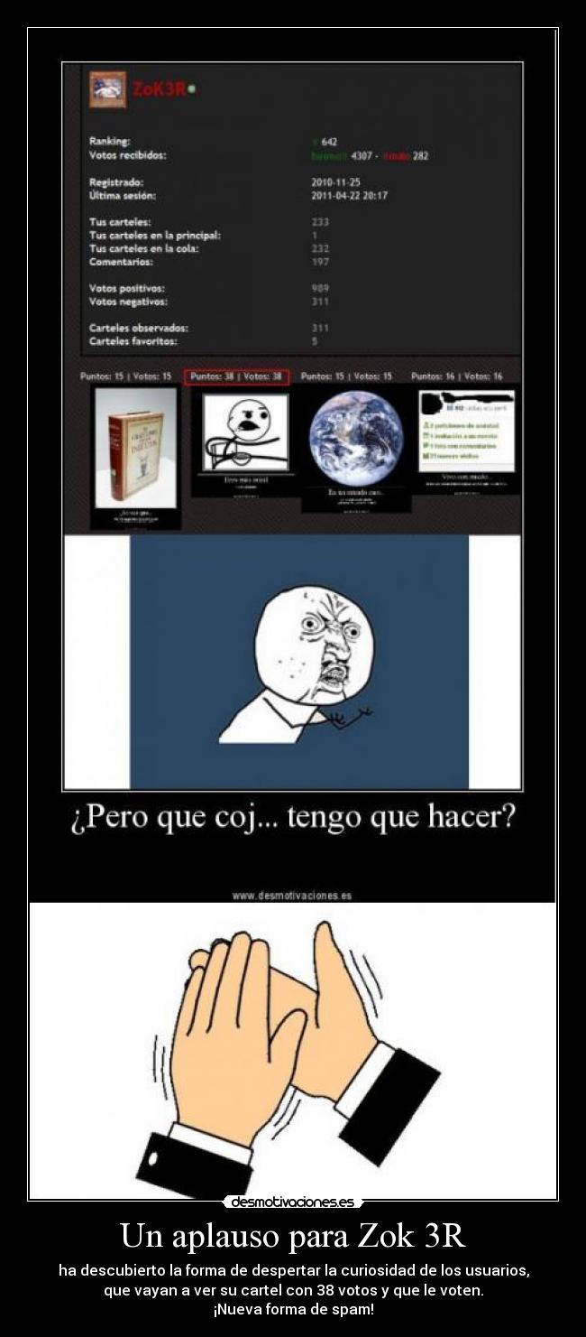 Un aplauso para Zok 3R -