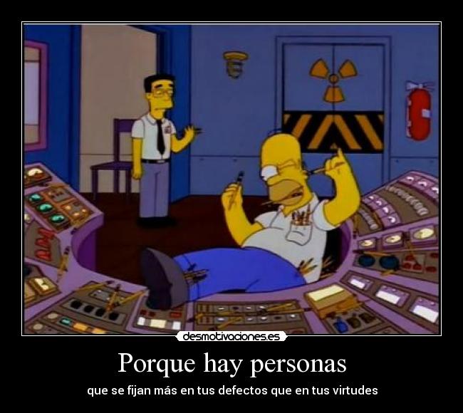Porque hay personas -