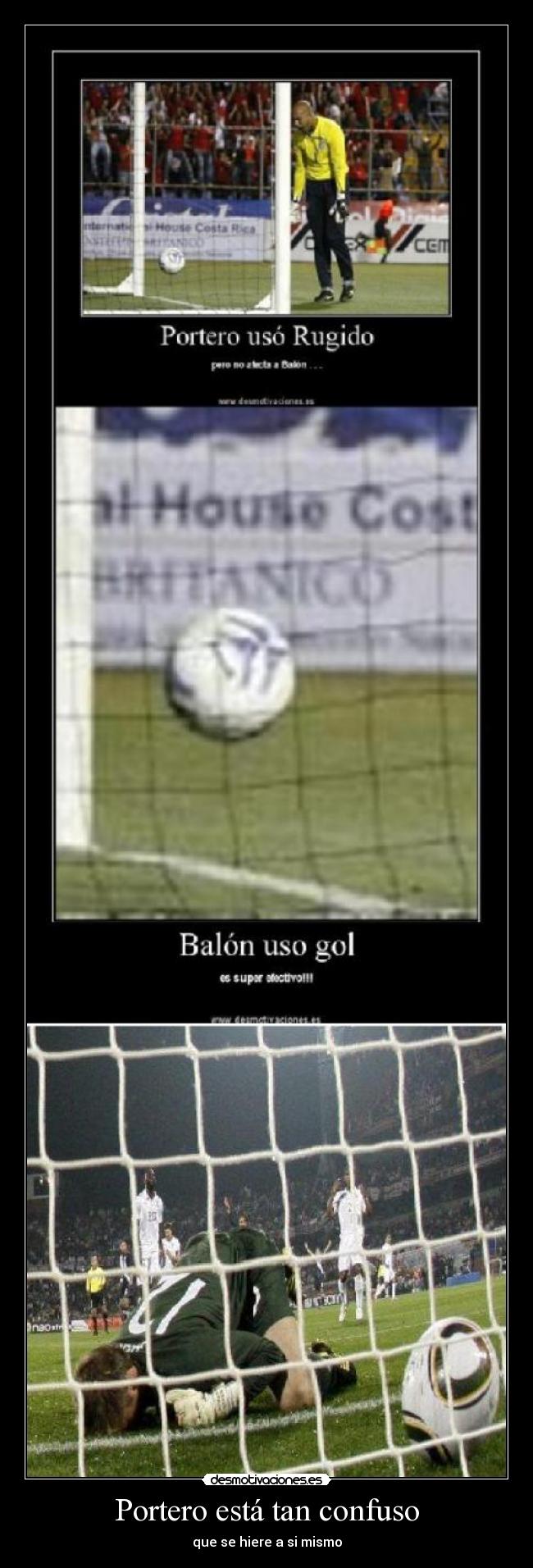 Portero está tan confuso - 