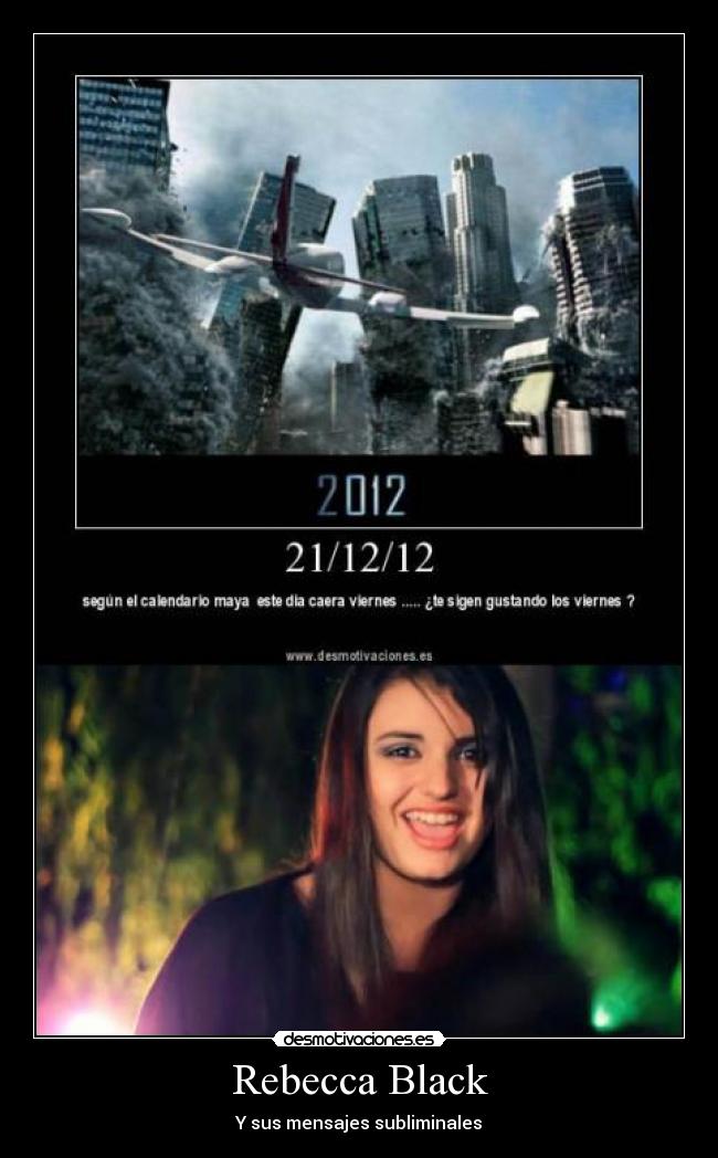 Rebecca Black - Y sus mensajes subliminales