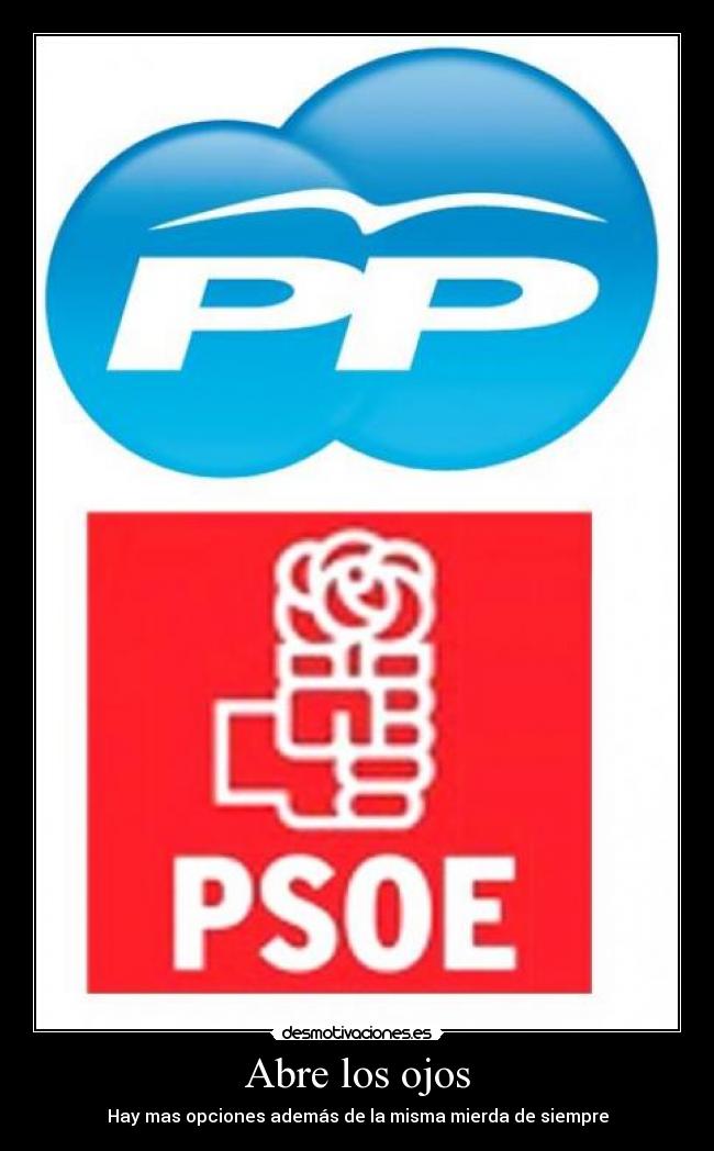 Abre los ojos - Hay mas opciones además de la misma mierda de siempre