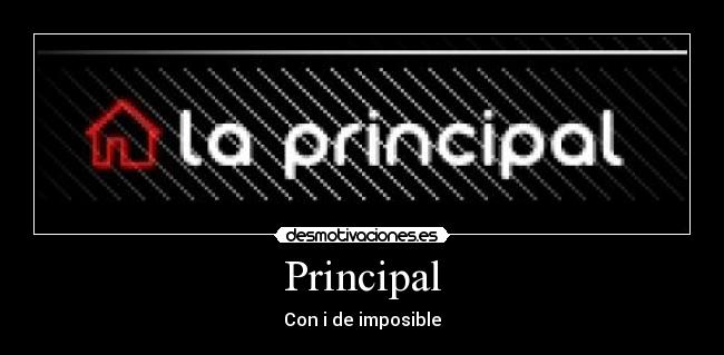 Principal - 
