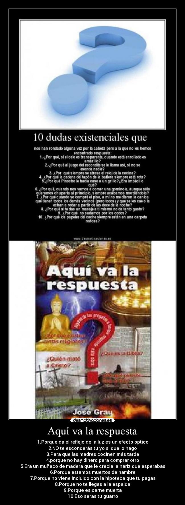 Aquí va la respuesta -