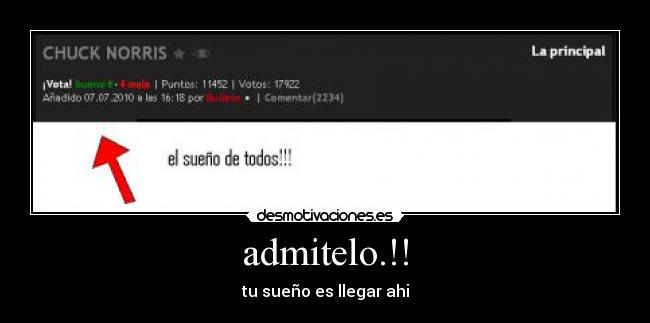 admitelo.!! - tu sueño es llegar ahi