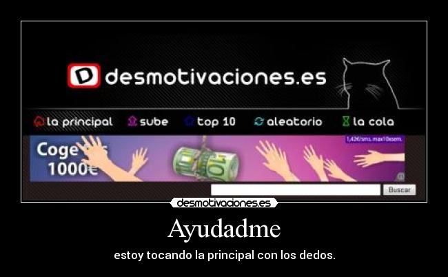 carteles ayudadme desmotivaciones