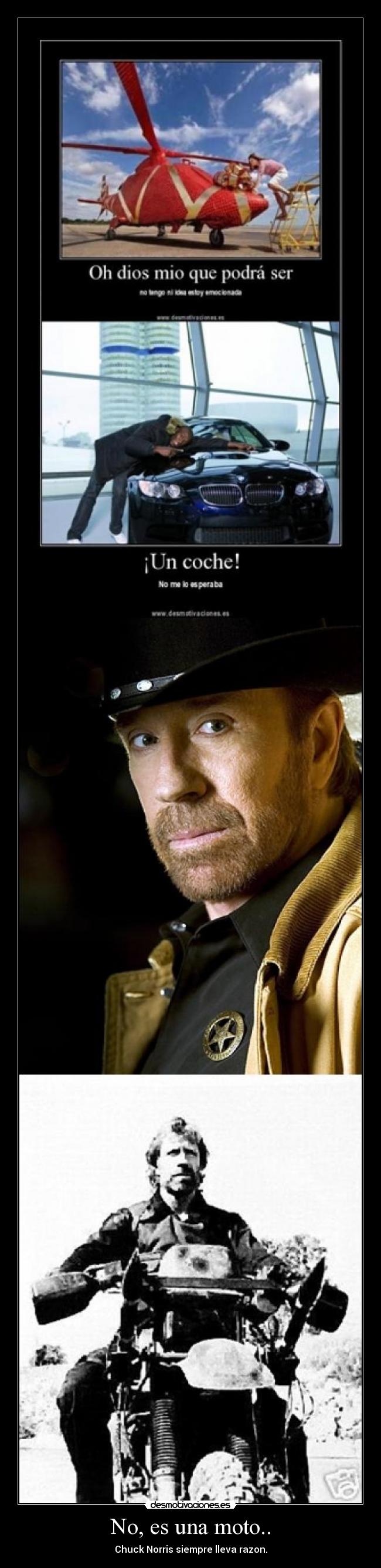 No, es una moto.. -