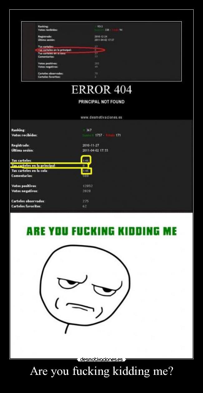 Are you fucking kidding me? - 