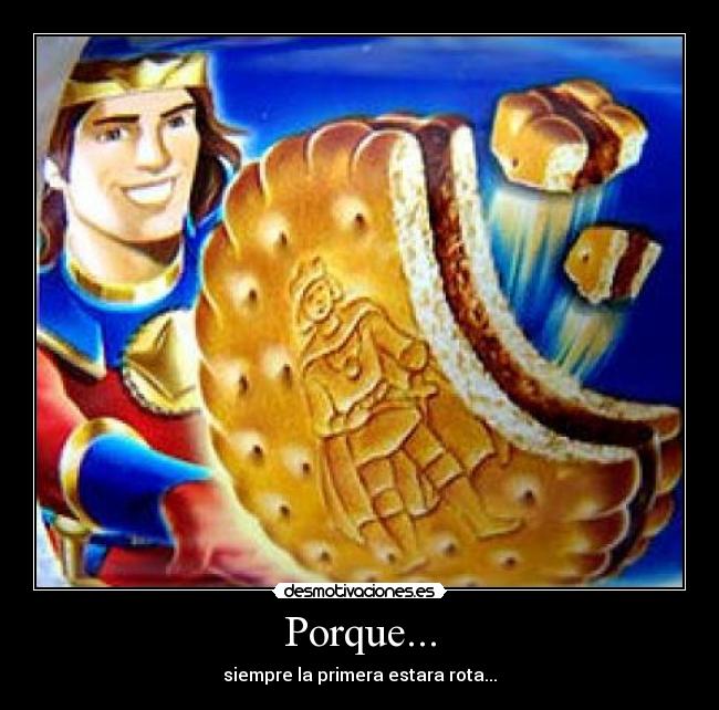 Porque... -