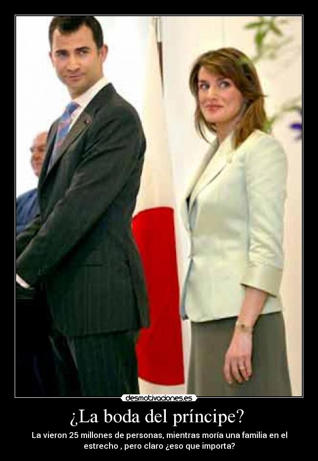 ¿La boda del príncipe? -