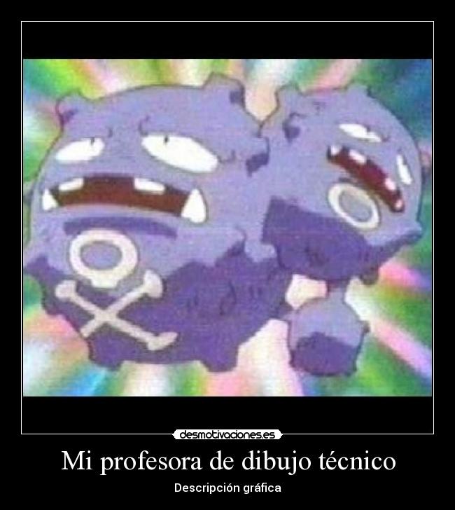 Mi profesora de dibujo técnico - Descripción gráfica