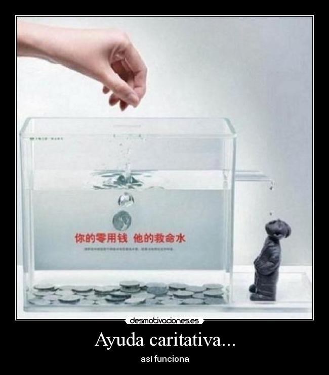 Ayuda caritativa... - 