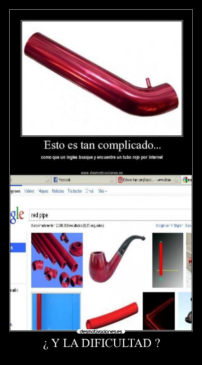 ¿ Y LA DIFICULTAD ? -