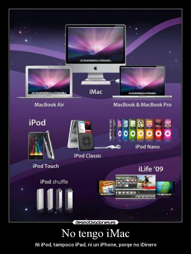 No tengo iMac -