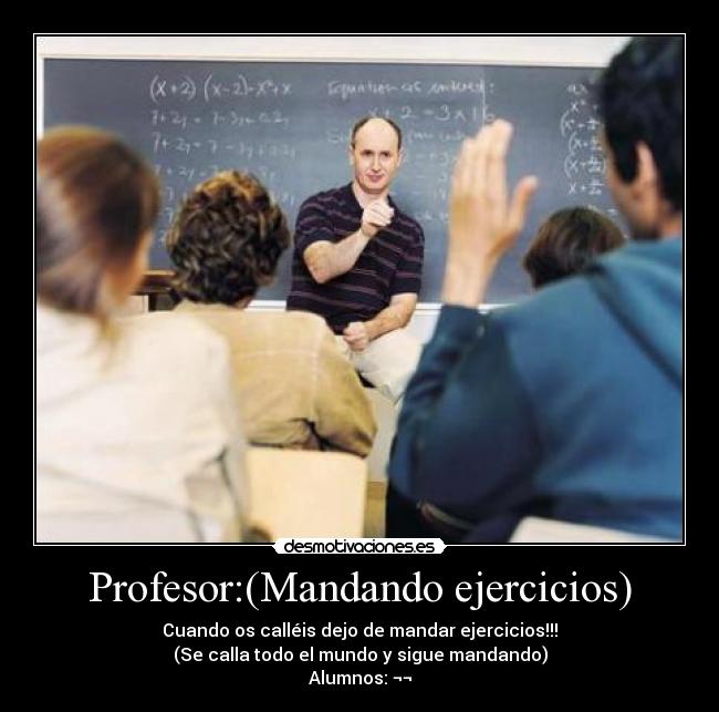 carteles profesor desmotivaciones