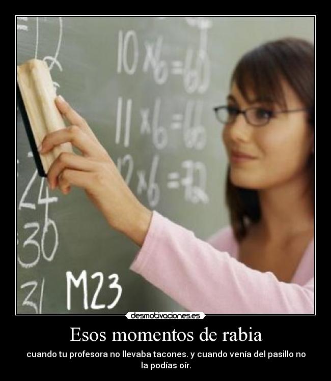 Esos momentos de rabia - 