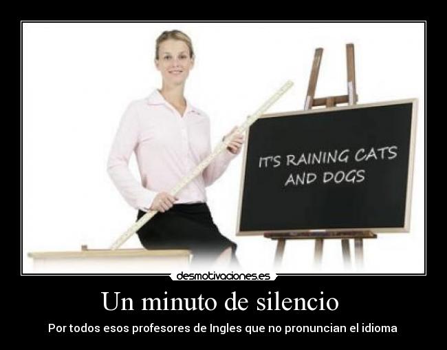 Un minuto de silencio -