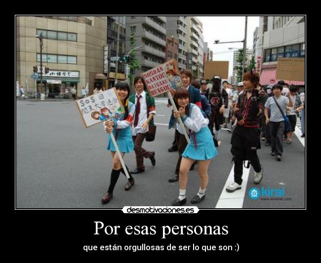 Por esas personas - 