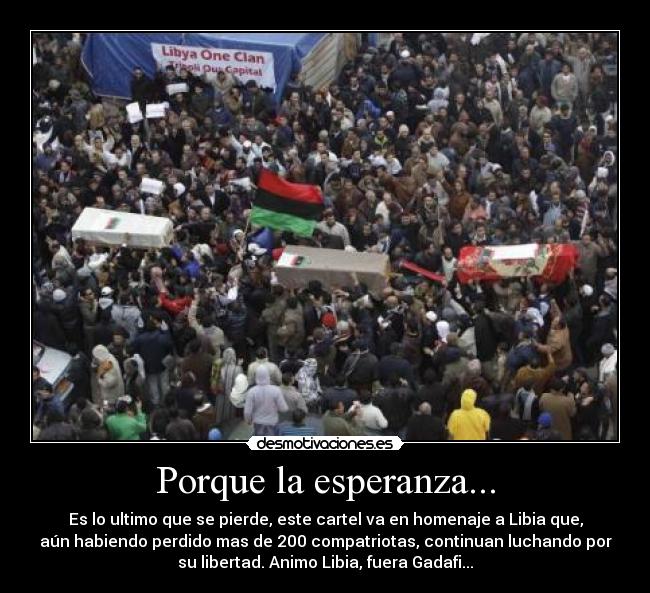 carteles esperanza libia desmotivaciones