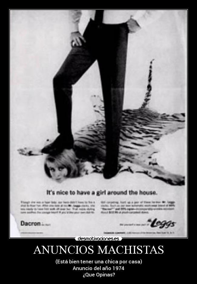 ANUNCIOS MACHISTAS -