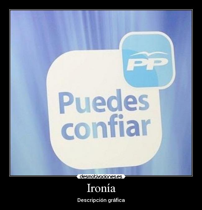 Ironía - Descripción gráfica