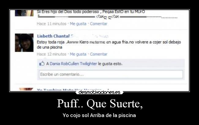 Puff.. Que Suerte, -