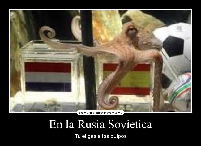 En la Rusia Sovietica - Tu eliges a los pulpos