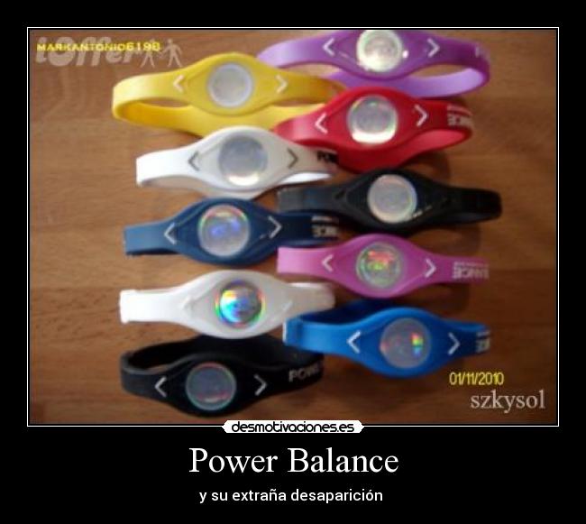 Power Balance - y su extraña desaparición 