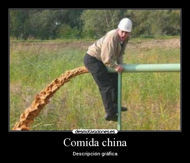 Comida china - Descripción gráfica