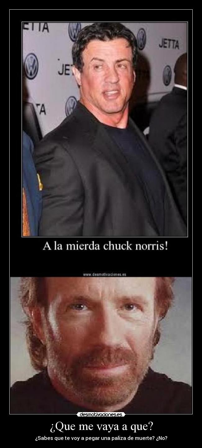 carteles chuck norris desmotivaciones
