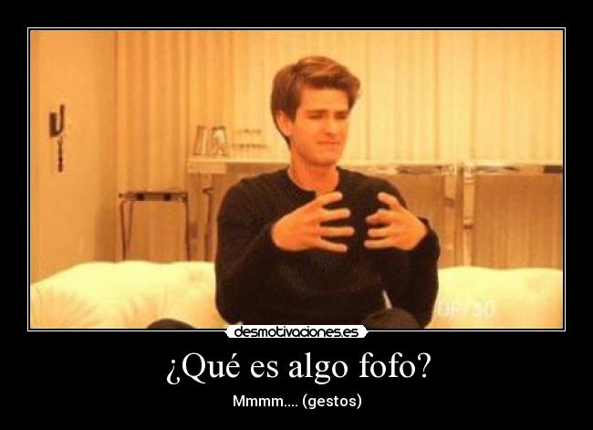 carteles fofo gestos hombre mmm desmotivaciones