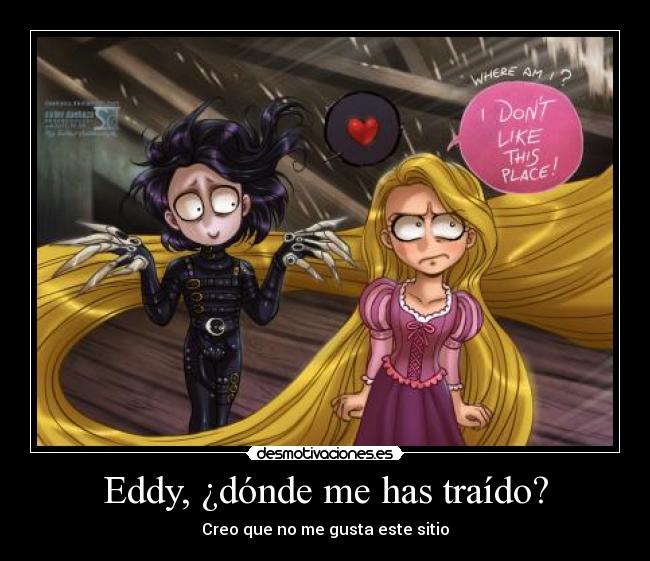 Eddy, ¿dónde me has traído? -