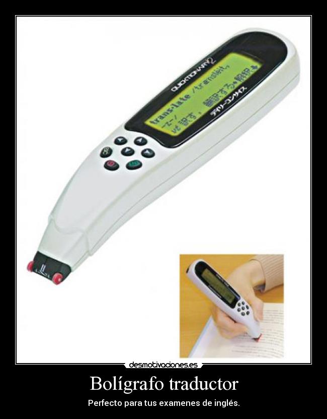 Bolígrafo traductor - 