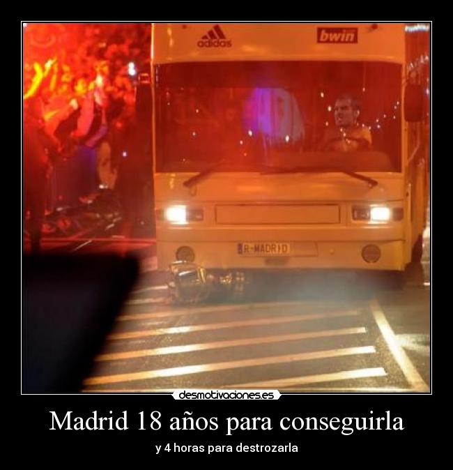 Madrid 18 años para conseguirla - 