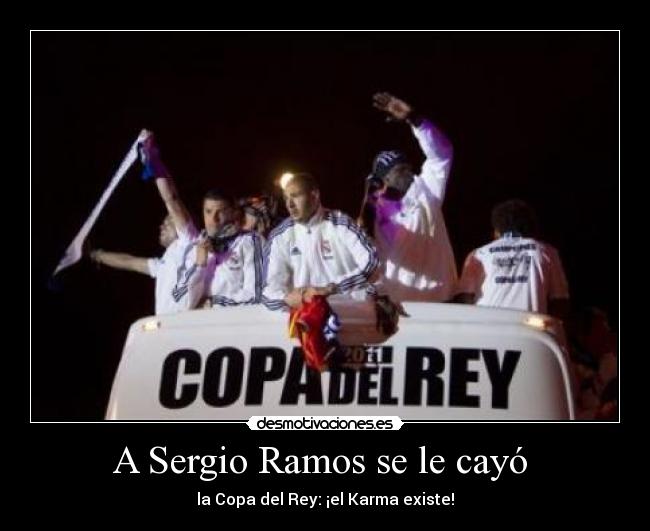 A Sergio Ramos se le cayó  - 