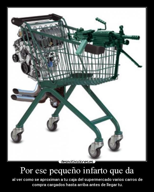 Por ese pequeño infarto que da -