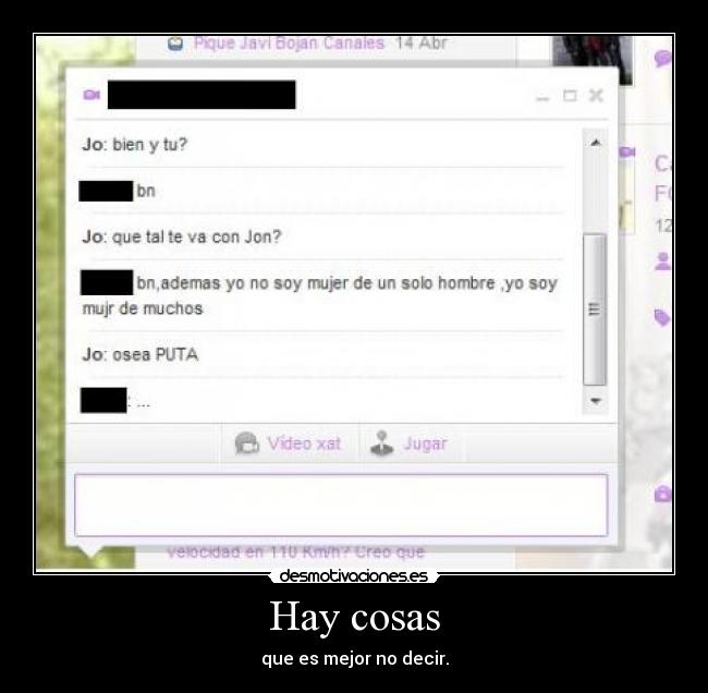 Hay cosas -