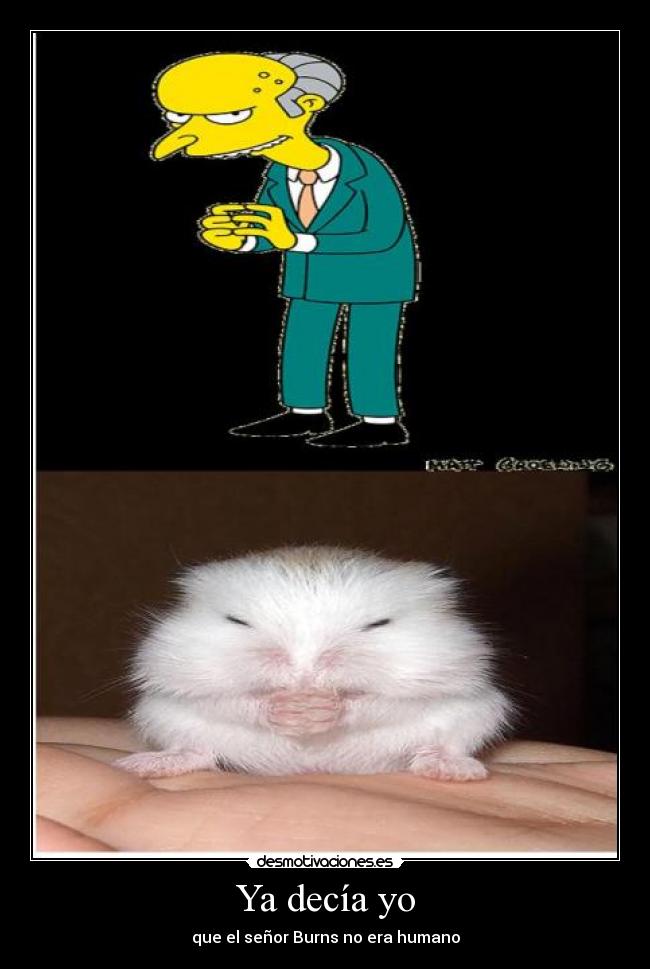 Ya decía yo -