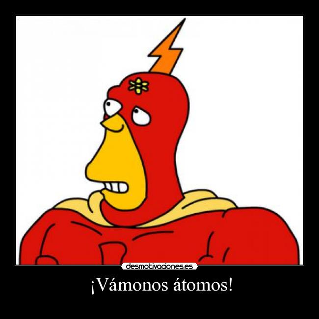 ¡Vámonos átomos! -