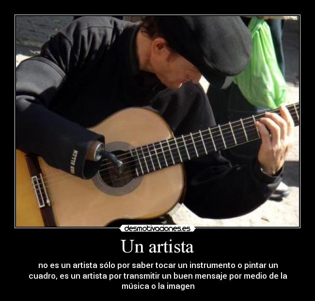 Un artista -