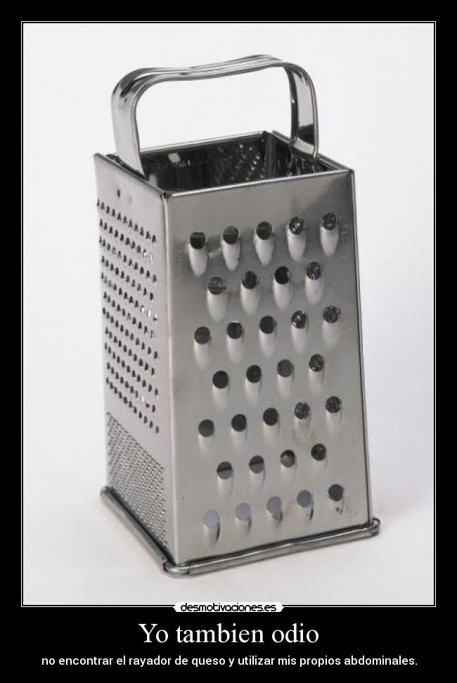 Yo tambien odio -