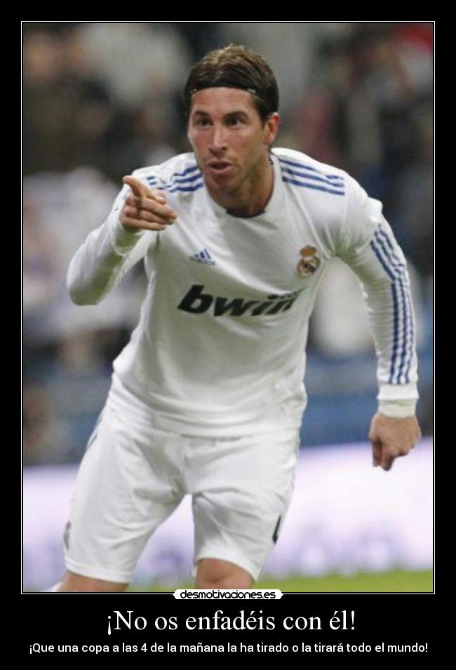 ¡No os enfadéis con él! -