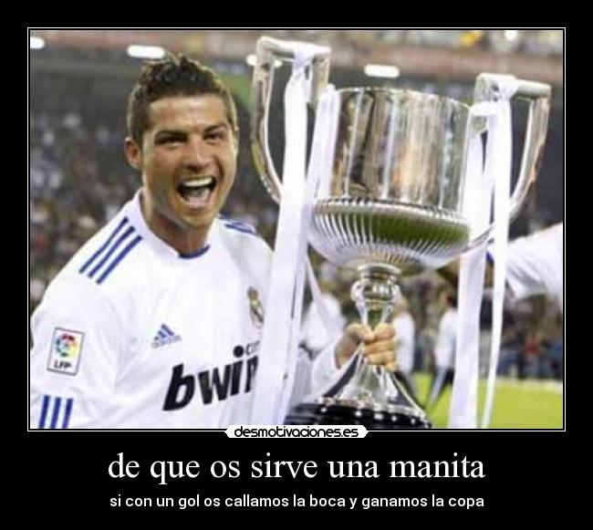 de que os sirve una manita -