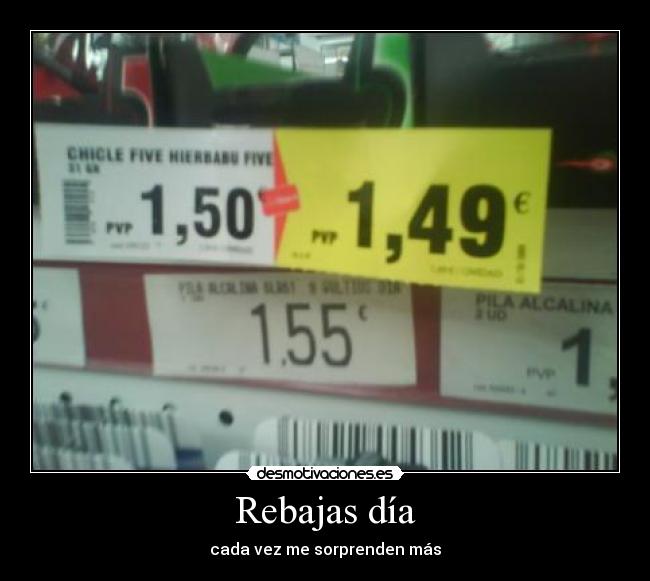 Rebajas día - 